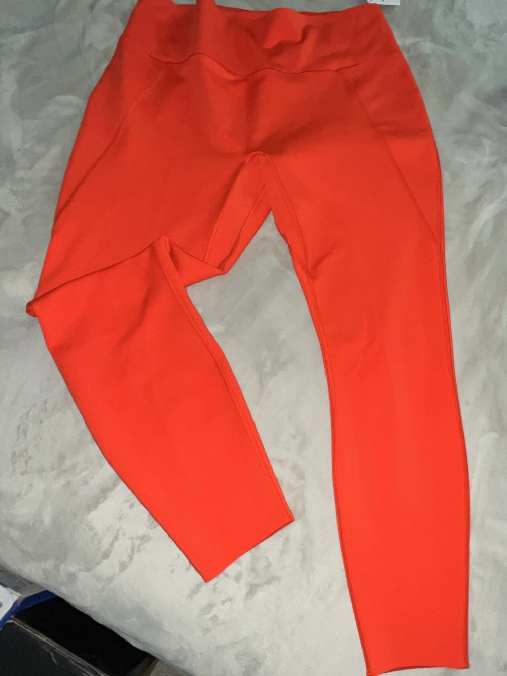 Nike women’s Orange Athletic Leggings Training XL Dry Fit